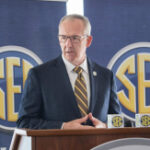 SEC commissioner Greg Sankey states there are no CFP growth discussions