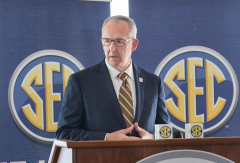 SEC commissioner Greg Sankey states there are no CFP growth discussions