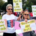Nurses, families demand major parties make better aged care an election promise