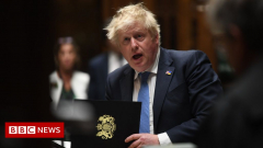 Boris Johnson sorry for celebration as Labour calls apology a joke
