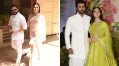 Kareena Kapoor, Saif Ali Khan walk hand-in-hand into Ranbir Kapoor, Alia Bhatt wedding