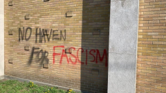 Dislike criminaloffense system examining graffiti at Rolling Thunder church service in Ottawa