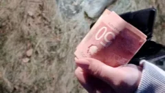 Somebody is hiding money all over a city in New Brunswick and homeowners are caring it