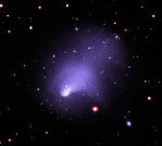 NASA caught a set of clashing galaxy clusters