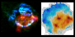 Supernova dust supplies insight into star development