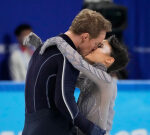 Group USA ice dancing duo Madison Chock and Evan Bates reveal their engagement