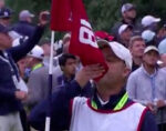 Matt Fitzpatrick’s caddie kissed the flag on the 18th hole after U.S. Open win and golf fans enjoyed it