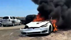 California firemens usage 4,500 gallons of water to snuffout Tesla fire that kept reigniting