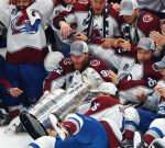 It took under an hour for the Avalanche to damage the Stanley Cup while commemorating
