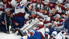 It took under an hour for the Avalanche to damage the Stanley Cup while commemorating