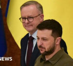 Ukraine war: Australian PM sees Kyiv, promises more military help