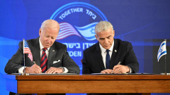 Joe Biden turns attention to Palestinians on last day of journey to Israel