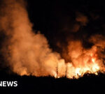 Greece airplane crash: Footage reveals freight airplane on fire priorto striking ground
