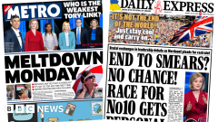 The Papers: ‘Meltdown Monday’ and ‘Race for No10 gets individual’