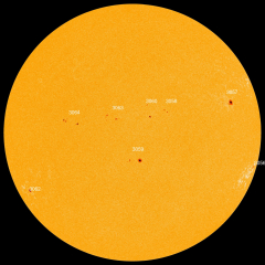 A sunspot blewup and produced a solar tsunami