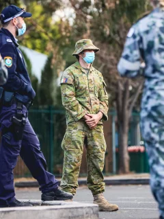Havingahardtime aged care sector states soldiers crucial in COVID fight