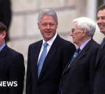 David Trimble: Bill Clinton hails him a ‘leader of nerve’