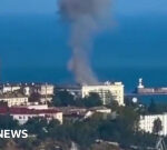 Ukraine war: Drone attack targets Russian Black Sea fleet in Crimea