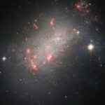 This galaxy has a shape unlike numerous the galaxies