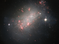 This galaxy has a shape unlike numerous the galaxies