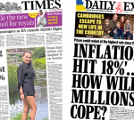 The Papers: Spiralling inflation and refugee host money plea