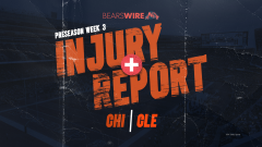 Bears preseason injury report: List of gamers who didn’t practice Thursday