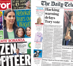 The Papers: Outrage over oil revenues and hack hold-up to PM vote