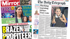 The Papers: Outrage over oil revenues and hack hold-up to PM vote