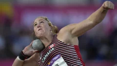 Sarah Mitton’s shot put title highlights Canada’s 5-gold day at Commonwealth Games