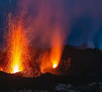 Super-eruptions takeplace when big build-ups of lava formed over millions of years