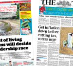 The Papers: Voters’ expense of living worries and dryspell days away