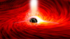 Appealing: First-ever recordings of light from the far side of a black hole