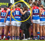 Britney Gutknecht’s ravaged mum hurries onto AFLW field after child suffers sickening damaged leg