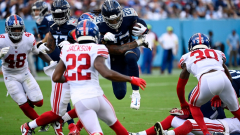 Derrick Henry got a dosage of his own medication on enormous hit by Giants linebacker