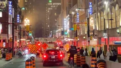 Parkade fire at Toronto’s Eaton Centre shuts down part of downtown Queen Street