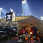 APPEARANCE: Goodyear Blimp view of Highmark Stadium throughout Bills-Titans