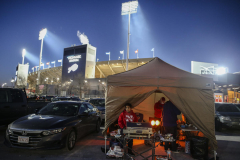 APPEARANCE: Goodyear Blimp view of Highmark Stadium throughout Bills-Titans