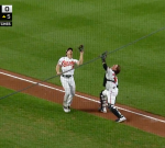 Orioles’ Adley Rutschman and Gunnar Henderson insomeway confined simple pop-up after wild bobble