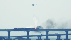 Bridge surge in Crimea eliminates 3, Russia states