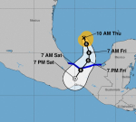 Tropical storm cautions provided as Karl techniques landfall in Mexico