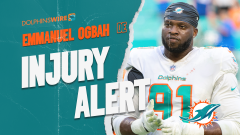 Dolphins Emmanuel Ogbah doubtful to return with back injury