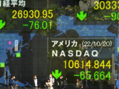 Asian shares primarily fall as financiers watch for inflation