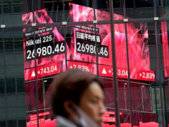 Asian shares fall after weak revenues pull Wall St lower