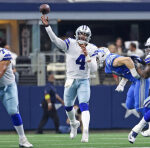 Defense controls, run videogame leads late rise in Prescott’s return as Cowboys win 24-7