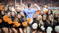 Tennessee’s dance group surprised the crowd with a surprise addition to its regular