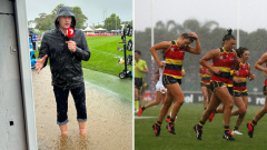 AFLW semi-final: Wild weathercondition wreaks havoc as Adelaide-Collingwood clash postponed numerous times