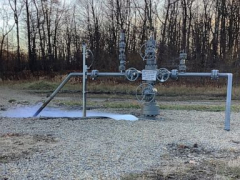 Drip at Pennsylvania gas storage well gushing methane