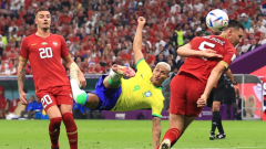 Richarlison ratings ‘goal of the competition’ scissor kick in Brazil’s 2-0 win over Serbia at FIFA World Cup 2022