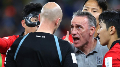South Korea coach Paulo Bento sentout off for hurrying to abuse referee Anthony Taylor at full-time at FIFA World Cup 2022