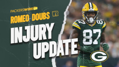 Packrs novice WR Romeo Doubs (ankle) returns to practice